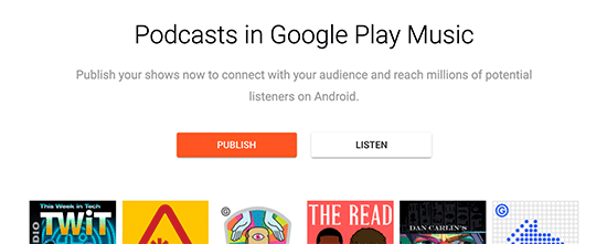 Publish Google Podcast