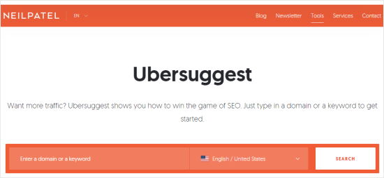 Ubersuggest Keywords Seo