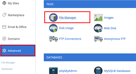 App per la gestione dei file