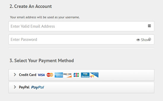 IPVanish new account and payment