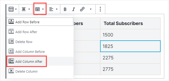 Add New Column To Table