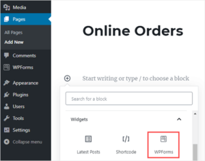 How to Create an Online Order Form in WordPress (with Template)