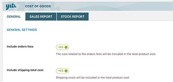 WooCommerce Cost of Goods