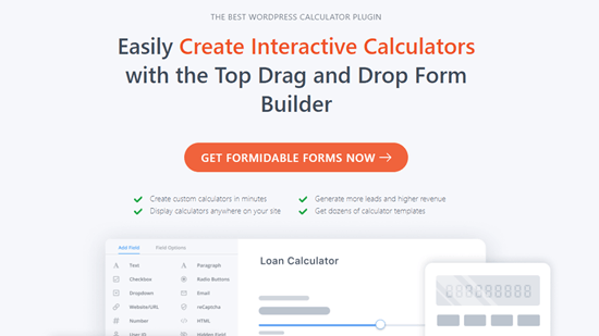 Formidable Forms Calculator Plugin