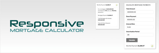 Responsive Mortgage Calculator