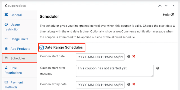 How to schedule smart WooCommerce coupons in advance