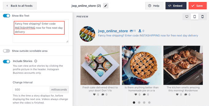 如何在WordPress中添加Instagram可购物的图片
