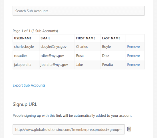 Memberpress Subaccounts And Signup Link