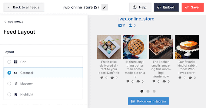 Adding Instagram shoppable images to WordPress