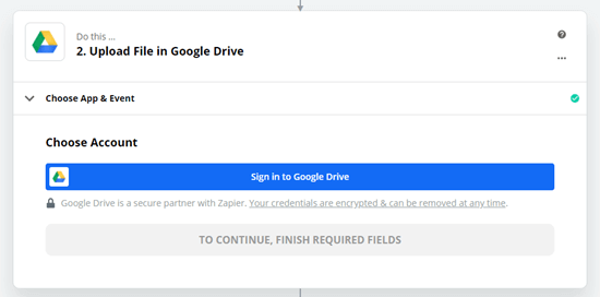 cannot sign into google drive