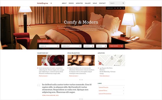 HotelEngine Comfy