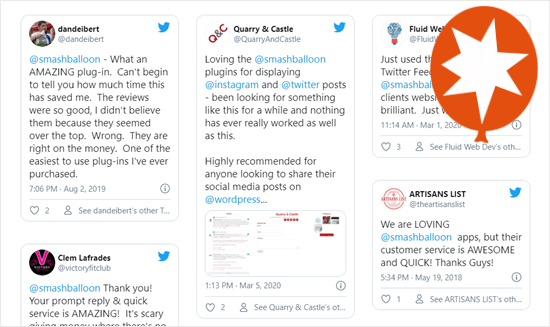 Custom Twitter Review Feed – Smash Balloon