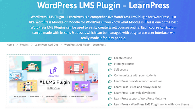 The LearnPress WordPress LMS