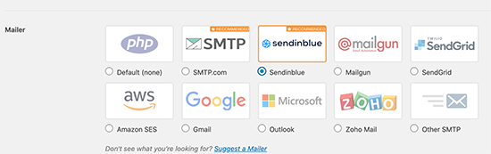 Mailer SMTP in WP Mail SMTP