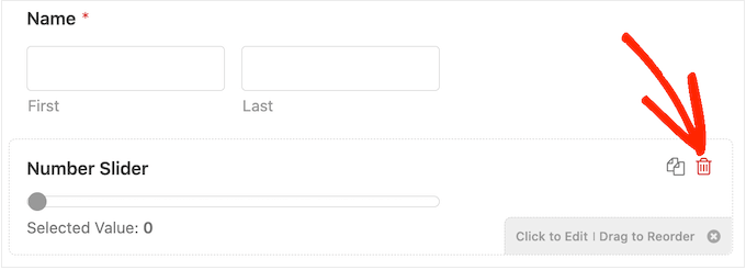 Removing fields from a WordPress contact form