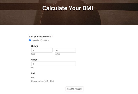 Bmicalculator Preview