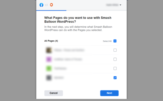 Pages to use with Smash Balloon