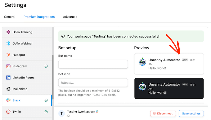 Автоматическая отправка сообщения из WooCommerce в Slack