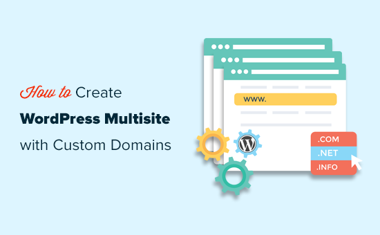 Creating WordPress multisite with different domains