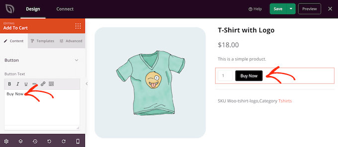 An Add To Cart button on an online shop