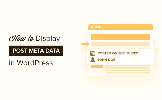 How to display post meta data in WordPress themes