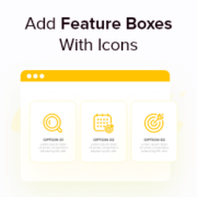 How to Add Feature Boxes with Icons in WordPress (2 Ways)
