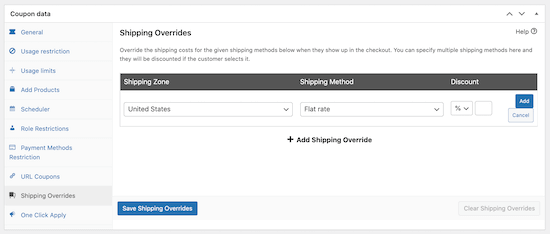 Creating a discounted shipping method and shipping zone