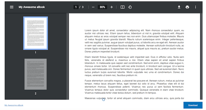WordPress'te bir PDF görüntüleyici nasıl eklenir