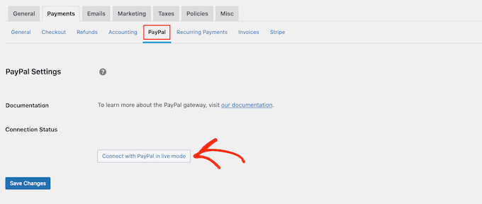 WebHostingExhibit connect-payal-gateway How to Add a Buy Now Button in WordPress (3 Methods)  
