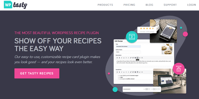 WP Tasty Recipes plugin