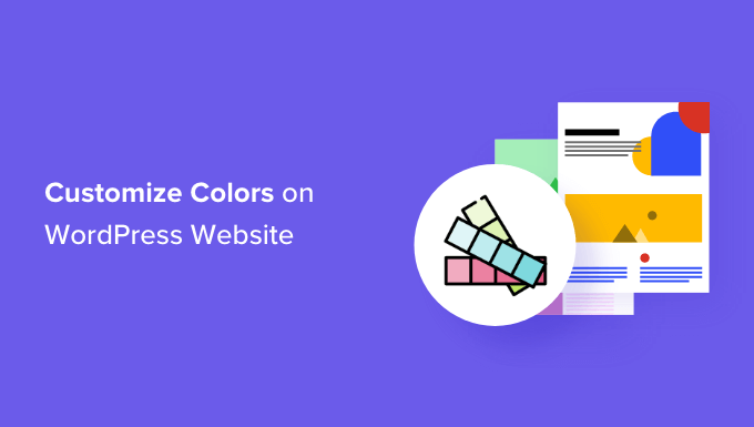 Customizing colors on WordPress website
