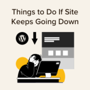 Things to do if your WordPress website keeps going down
