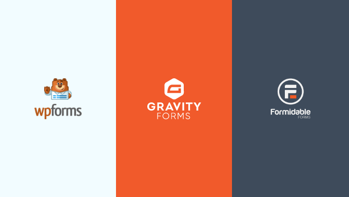 WPForms vs Gravity Forms vs Formidable Forms